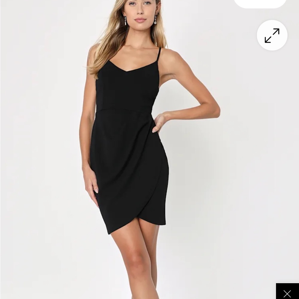 Lulu's Black Mini Dress